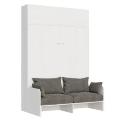Viadurini Night Design Klappbett-Vertikales Klappdoppelbett mit Sofa und Wandeinheit - Magiccompare