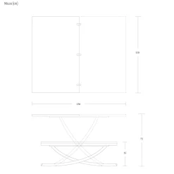 Viadurini Living Tisch Höhenverstellbar-Verwandelbarer Couchtisch in Esstisch aus Holz Made in Italy - Aikido