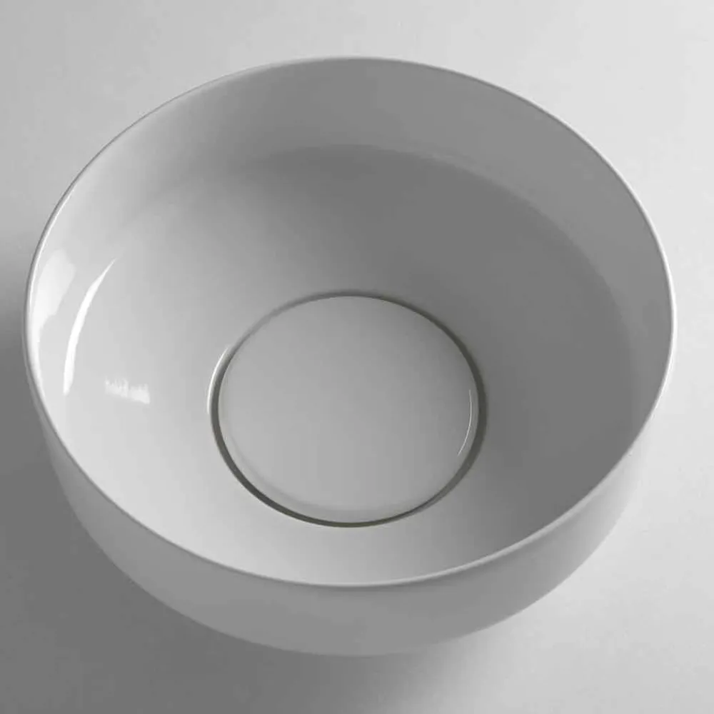 Viadurini Bathroom Keramikwaschbecken-Vintage Aufsatzwaschbecken aus Keramik Made in Italy - Gabriel