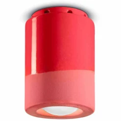 Ferroluce Vintage Deckenleuchten-Vintage Deckenleuchte aus Keramik Made in Italy - Pi
