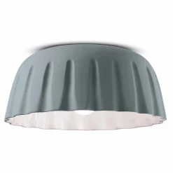 Ferroluce Vintage Deckenleuchten-Vintage Design Keramik Deckenleuchte Made in Italy - Madame Grès