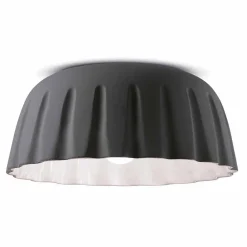 Ferroluce Vintage Deckenleuchten-Vintage Design Keramik Deckenleuchte Made in Italy - Madame Grès