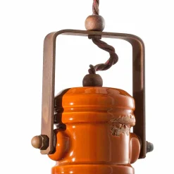 Ferroluce Pendelleuchten Vintage-Vintage Hängelampe aus Keramik Cameron im Retro Style