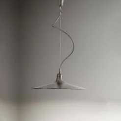 Aldo Bernardi Pendelleuchten Vintage-Vintage Hängeleuchte aus Alluminium Made in Italy – Sassmaòr