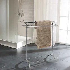 Viadurini Bathroom Badetuchhalter-Vintage Messing Badetuchhalter Made in Italy - Aristide