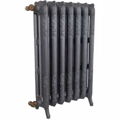 Viadurini Radiators Heizkörper-Vintage Radiator 7 Dekorierte Elemente aus Gusseisen vom Boden bis 1062 W - Barock