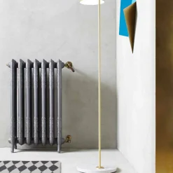 Viadurini Radiators Heizkörper-Vintage Radiator 7 Dekorierte Elemente aus Gusseisen vom Boden bis 1062 W - Barock