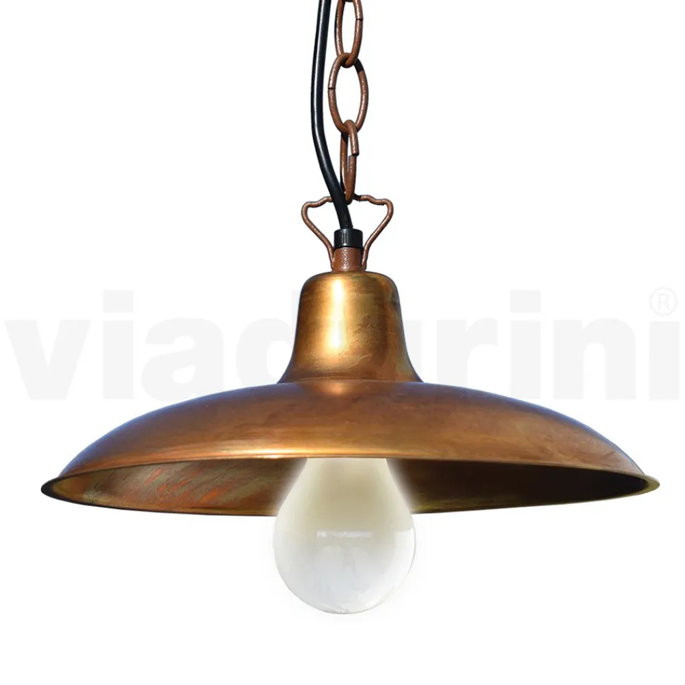 Viadurini Lighting Gartenlaternen-Vintage-Außenlaterne aus Aluminium und Messing, hergestellt in Italien – Adela