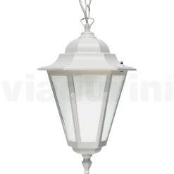 Viadurini Lighting Gartenlaternen-Vintage-Außenlaterne aus weißem Aluminium, hergestellt in Italien – Terella