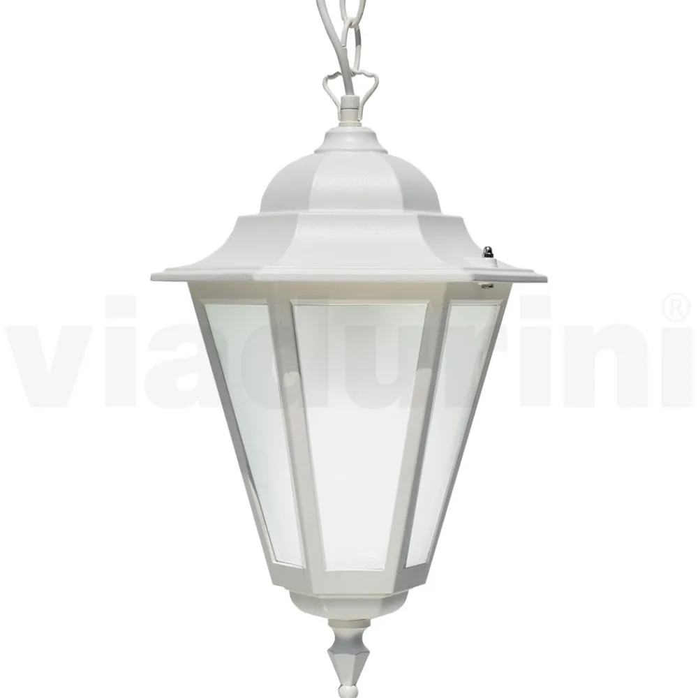 Viadurini Lighting Gartenlaternen-Vintage-Außenlaterne aus weißem Aluminium, hergestellt in Italien – Terella