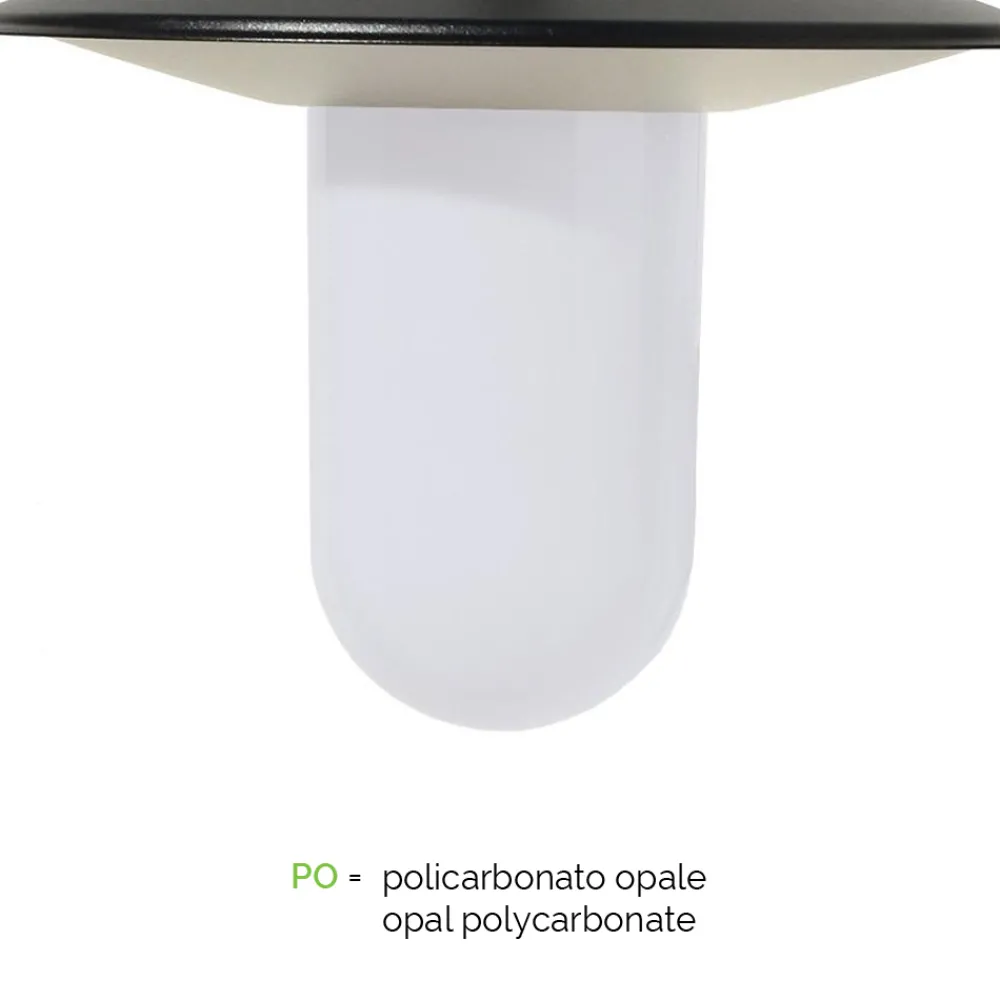 Viadurini Lighting Garten-Wandlampen-Vintage-Außenwandleuchte aus anthrazitfarbenem Aluminium, hergestellt in Italien – Belen