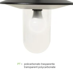 Viadurini Lighting Garten-Wandlampen-Vintage-Außenwandleuchte aus anthrazitfarbenem Aluminium, hergestellt in Italien – Belen