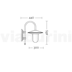 Viadurini Lighting Garten-Wandlampen-Vintage-Außenwandleuchte aus anthrazitfarbenem Aluminium, hergestellt in Italien – Belen