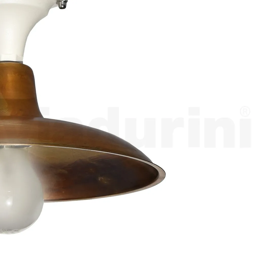 Viadurini Lighting Gartenlaternen-Vintage-Deckenleuchte für den Außenbereich aus Aluminium und Messing, hergestellt in Italien – Adela