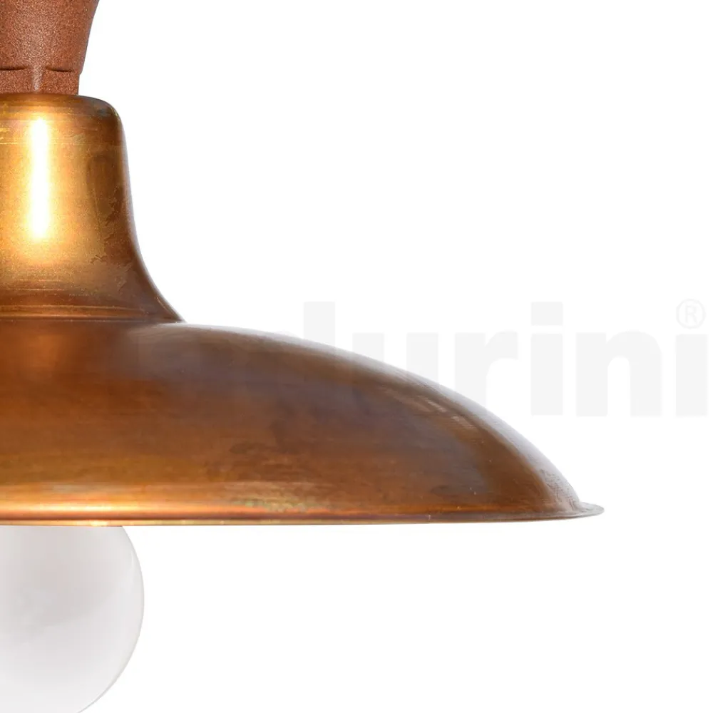 Viadurini Lighting Gartenlaternen-Vintage-Deckenleuchte für den Außenbereich aus Aluminium und Messing, hergestellt in Italien – Adela