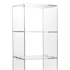 Viadurini Living Vitrinen-Vitrine aus transparentem Plexiglas im italienischen Design mit 4 Regalen - Raganella