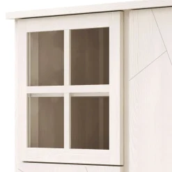 Viadurini Living Vitrinen|Esstische Nach Mass-Vitrinenstruktur für das Wohnzimmer aus massivem Tannenholz Made in Italy - Pascual