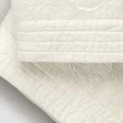 Viadurini Textile Handtücher-Vollgesichtshandtuch und Gästetuch in Terry und Leinenmischung - Kelim