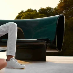 Vondom Gartensofas-Bum Bum schwarz lackiertes Outdoor Sofa, modernes Design