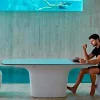 Vondom Gartentische Fest-Ufo Outdoor Esstisch, modernes Design 200x100 cm