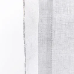 Viadurini Textile Leinenvorhänge-Vorhang mit Leinengaze und weißem Organza von elegantem Design - Tapioka