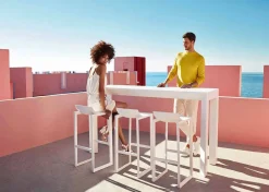 Vondom Outdoor Hocker-Wallstreet Outdoor Hocker von aus Polypropylen mit Glasfaser, 2 Stücke