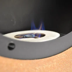 Viadurini Fire Design Wandkamine Bioethanol-Wand Bioethanol Kamin in ovalem Design lackierter Stahl - Guiscard