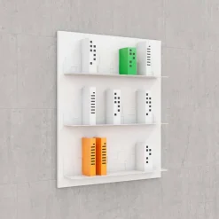 Mabele Moderne Design Bücherregale-Wand Design Bücherschrank Maße 90x110 , modell Skyline, handgefertigt