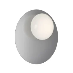 Viadurini Lighting Moderne Wandleuchten-Wand- oder Deckenleuchte aus Aluminium, Metall und weißem Glas - Luma