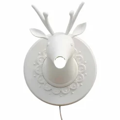 Viadurini Lighting Design Wandleuchten-Wandapplikation in Mattweiß Keramik Modernes Design in Cervo - Memento