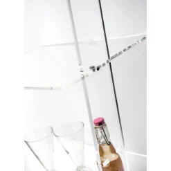 Viadurini Living Moderne Design Bücherregale-Wandbücherregal in transparentem Plexiglas Design bis zu 4 Elemente - Trezza