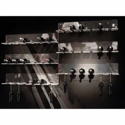 Viadurini Living Design Weinregal-Wandflaschenhalter für 6 Flaschen aus Plexiglas Made in Italy - Canberra