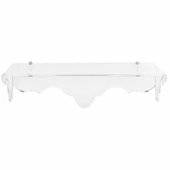 Viadurini Living Konsolentisch Flur-Wandkonsole aus transparentem Plexiglas Bianca, hergestellt in Italien