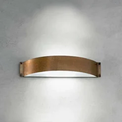 Aldo Bernardi Klassische Wandleuchten-Wandlampe aus Kupfer und Methacrylat Fashion mittel