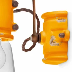 Ferroluce Vintage Wandleuchten-Wandlampe im Urban Style aus Keramik Beth