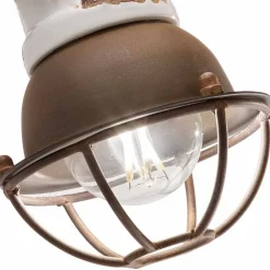 Ferroluce Vintage Wandleuchten-Wandlampe verstellbar aus Keramik und Metall Kendro