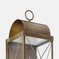 Il Fanale Gartenlaternen-Wandlaterne mit klassischer Designkerze aus Messing - Laterne von