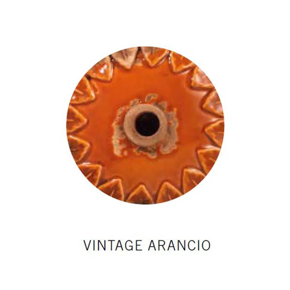 Ferroluce Wandleuchte Industrial-Wandleuchte aus Eisen und industrieller handgefertigter Keramik - Urban