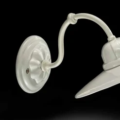 Ferroluce Klassische Wandleuchten-Wandleuchte aus Keramik hochglänzend Retro