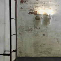 Viadurini Lighting Design Wandleuchten-Wandleuchte aus mattweißer Keramik mit dekorativen Blumen - Revolution