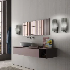 Viadurini Vetro di Venezia Murano Lampen|Moderne Wandleuchten-Wandleuchte aus mundgeblasenem Glas in Venedig und Metall - Satomi