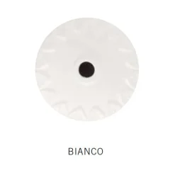 Ferroluce Wandleuchte Industrial-Wandleuchte aus weißer oder schwarzer Keramik und industriellem Vintage-Eisen - Bew