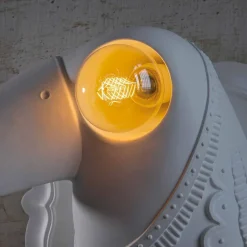 Viadurini Lighting Design Wandleuchten-Wandleuchte in mattweißer Keramik Modernes italienisches Design - Tucano