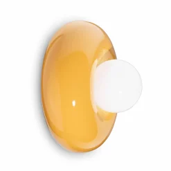 Ferroluce Moderne Wandleuchten-Wandleuchte mit Diffusor aus Opalglas, hergestellt in Italien – Bumbum