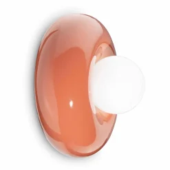 Ferroluce Moderne Wandleuchten-Wandleuchte mit Diffusor aus Opalglas, hergestellt in Italien – Bumbum