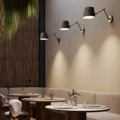 Il Fanale Vintage Wandleuchten-Wandleuchter Reporter im Industrie Design mit Schwenkarm