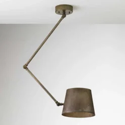 Il Fanale Pendelleuchten Vintage-Wandleuchter Reporter im Industrie Design mit Schwenkarm