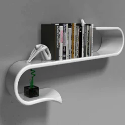 Viadurini Design Wandregale-Wandregal modern Made in Italy Waveshelf
