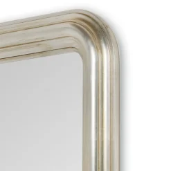 Viadurini Classic Wandspiegel-Wandspiegel aus Holz mit Blattsilber-Finish Made in Italy - Navona