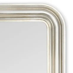 Viadurini Classic Wandspiegel-Wandspiegel aus Holz mit Blattsilber-Finish Made in Italy - Navona